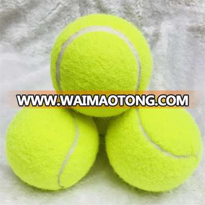 ITF approved cans package custom printed woolen training tennis ball