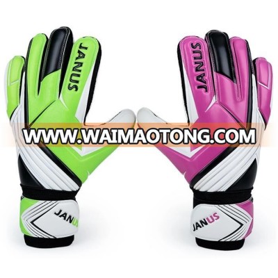 Personality Colorful Goalkeeper Gloves Red Green Thickened Football Soccer Goalie Gloves