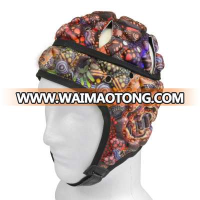 custom sublimated rugby head guard